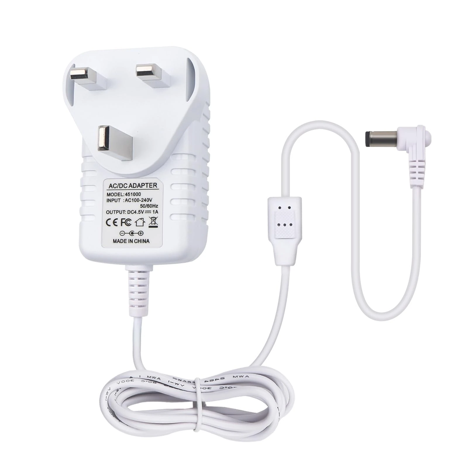 AC/DC Power Adapter, 4.5v Output, Compatible with Lemax 94565 Christmas Micro Lighting Decoration