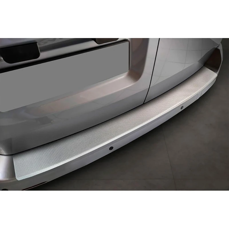 Avisa Stainless Steel Rear bumper protector compatible with Citroën Jumpy & Spacetourer/Peugeot Expert & Traveller/Toyota Proace 2016- / Opel Vivaro & Zafira Life 2019- (L1) 'Wave'