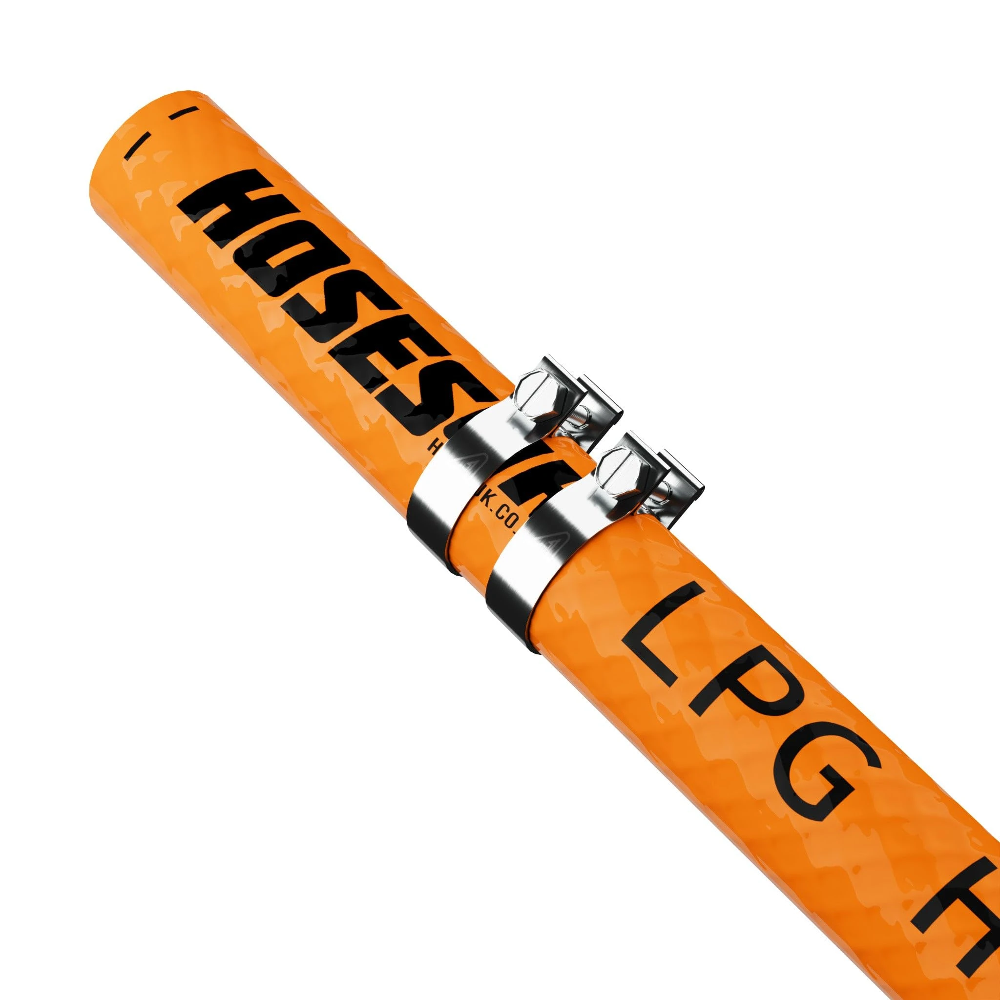 10mm Rubber Gas Butane/Propane LPG Hose Pipe 10mm Internal bore with 2 Clips High Pressure Gas Hose for Caravan, Camping, BBQ 1 Metre