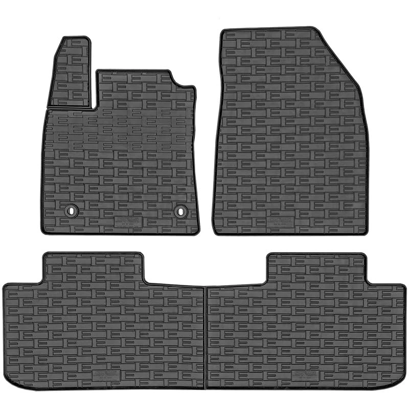 CIKCAR Rubber mats compatible with MG S5 EV 2025 (3-piece + mounting system)