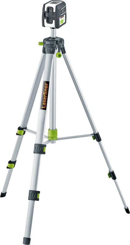 Laserliner Cross line Laser, SmartCross Laser GX, Green Laser with 150 cm Tripod, for Indoor and Outdoor use, Including Handheld Receiver Mode