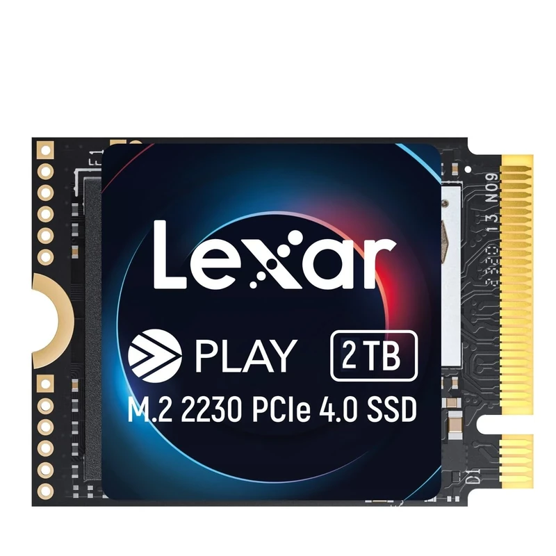 Lexar PLAY 2230 PCIe 4.0 Internal SSD 2TB, M.2 2230 PCIe Gen4x4 SSD, Up to 5200MB/s Read, 4700MB/s Write, Internal Solid State Drive Compatible with Steam Deck, ASUS ROG Ally
