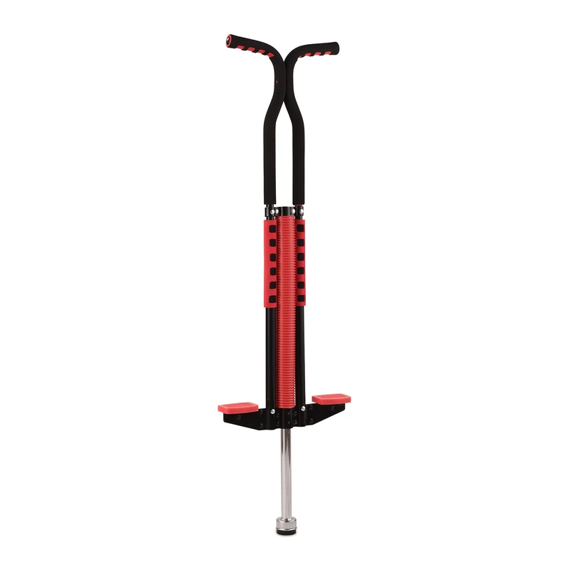 Relaxdays Pogo Stick for Kids, Padded, Non-Slip, Stainless Steel, 103x29x6 cm, Outdoor Bouncing Game