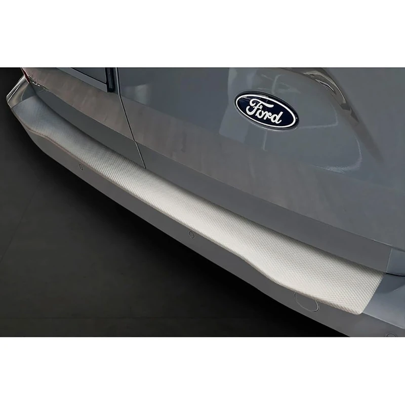 Avisa Stainless Steel Rear bumper protector compatible with Ford Transit Custom II/Tourneo Custom II 2023- & VW Transporter T7 2024- 'Wave'