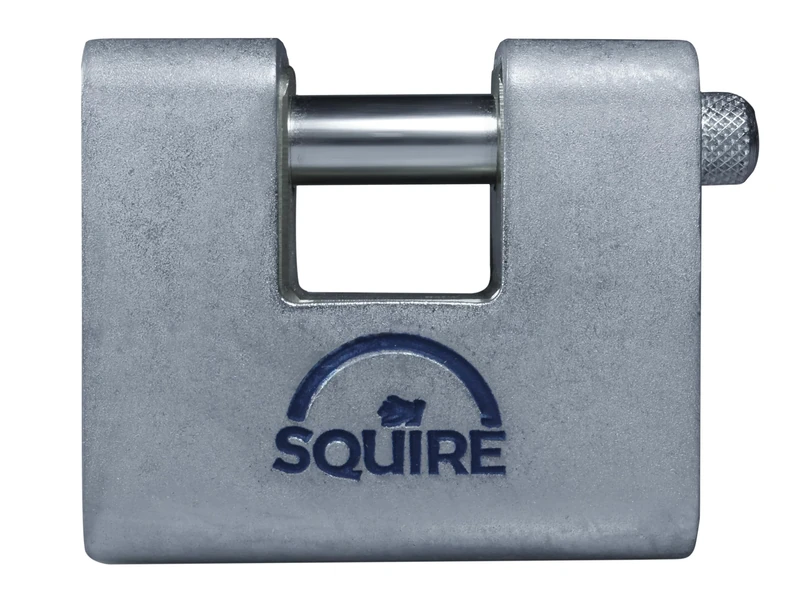 Squire ASWL2KA Steel Armoured Warehouse Padlock 80mm Keyed Alike, for Roller Shutter Doors, Warehouses, Industrial Units etc.