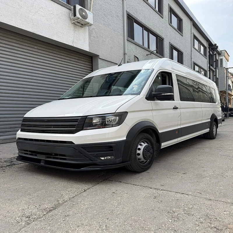 Oneway Set Fender Flares compatible with Volkswagen Crafter MK2 & MAN TGE MK1 PreFacelift 2016- - Matt black - Image 1