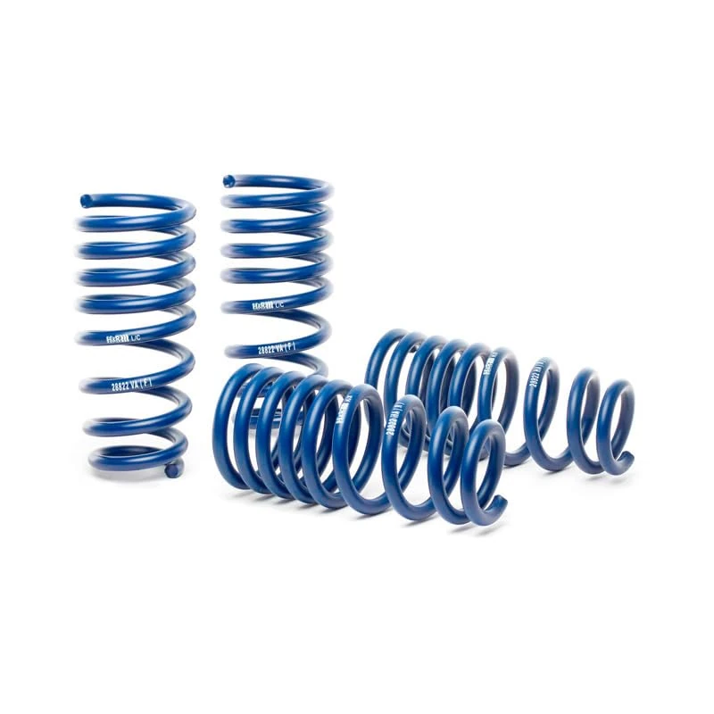 H&R Lowering Springs compatible with Honda CR-V (RS) e:PHEV Plug-in-Hybrid (incl. adaptive shocks) 2023- FA30/RA20mm, Blue