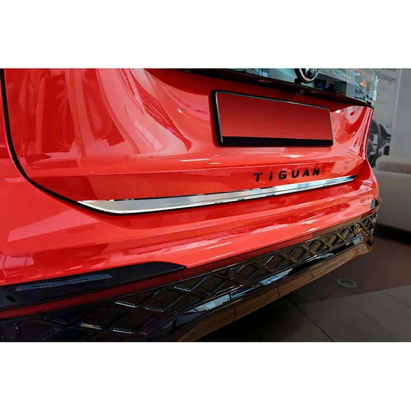 Avisa Chrome Stainless Steel Tailgate Trim compatible with Volkswagen Tiguan III 2024-