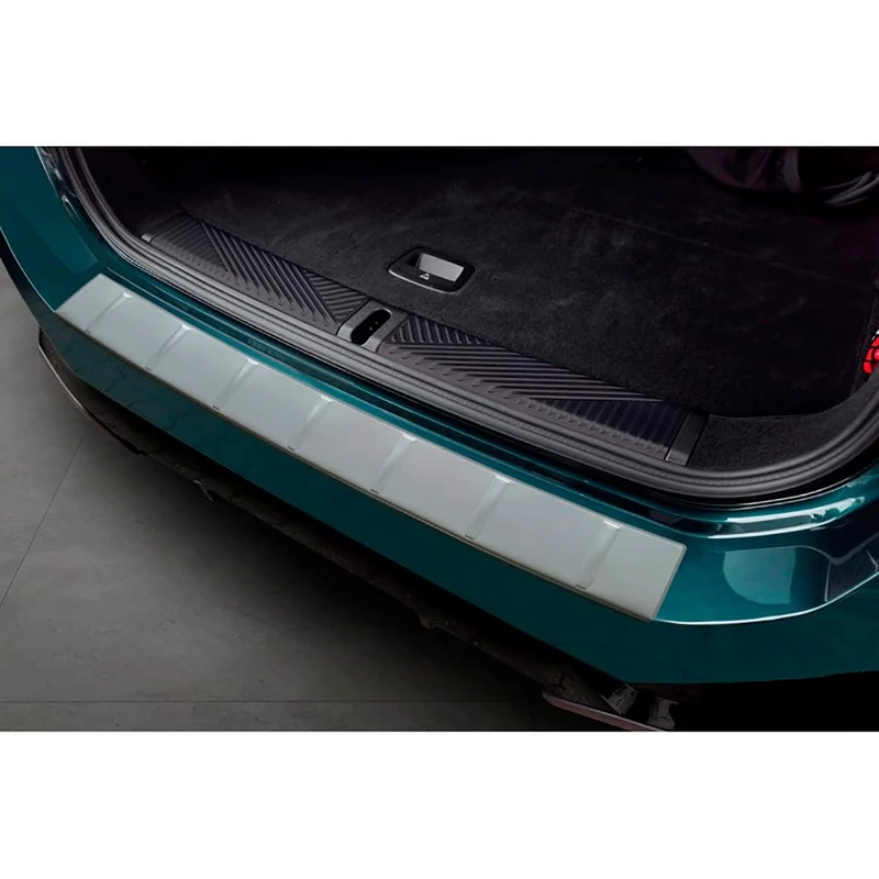 Avisa Stainless Steel Powdercoated Rear bumper protector compatible with BMW 5 Series Touring (G61) 2024- incl. M-Sport 'Soft Silver'