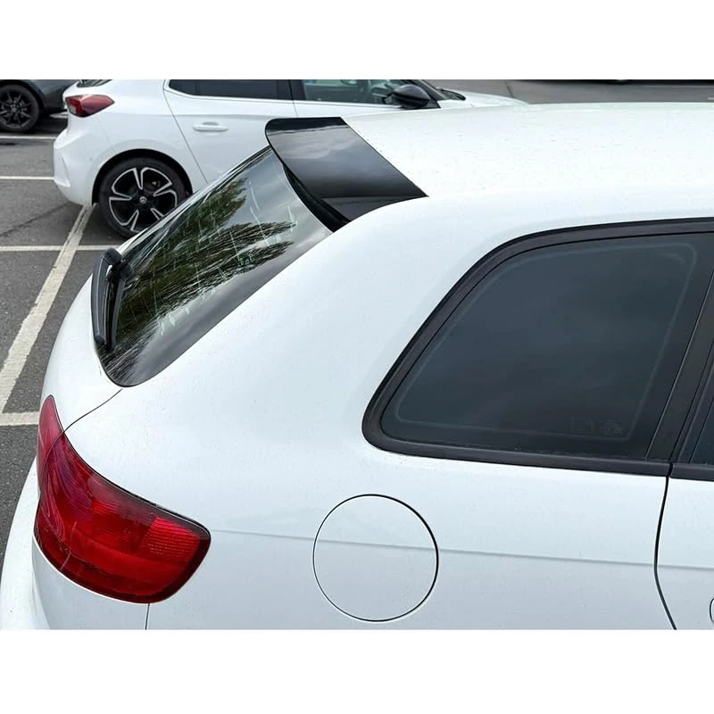 AutoStyle Roof spoiler compatible with Audi A3 (8P) Sportback 2004-2012 (ABS Glossy Black) - Image 1