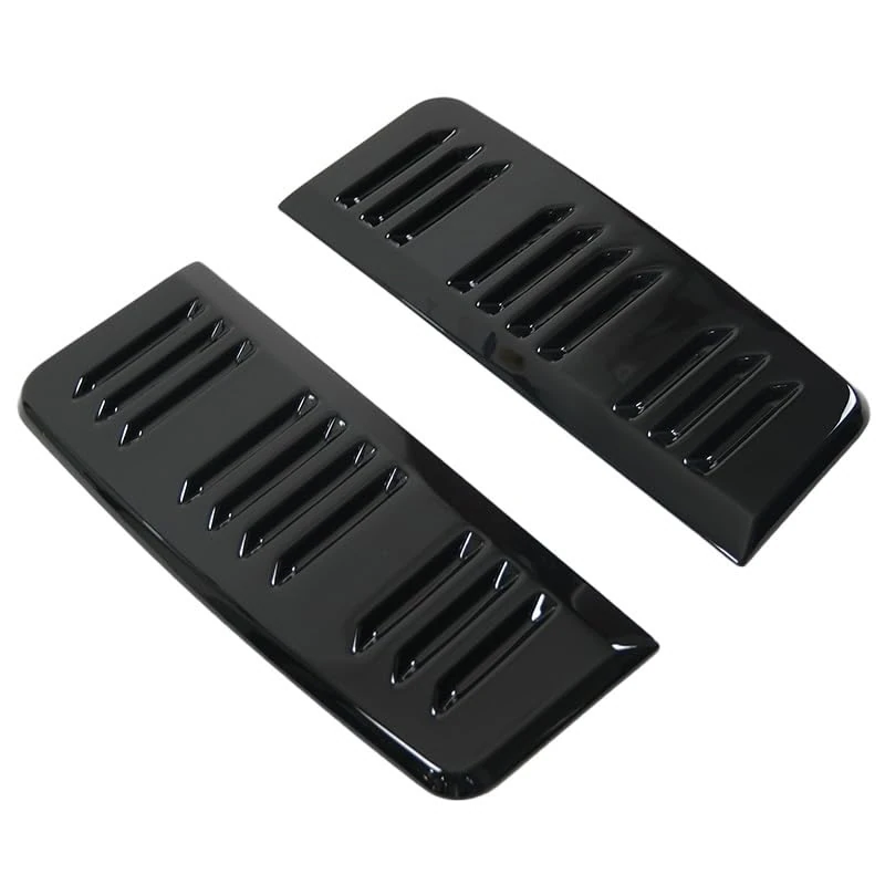 Oneway Air Vents compatible with Volkswagen Transporter T5.1/T6/T6.1 2010-2022 (Long wheel base) - Version 2 - Gloss black - Image 1