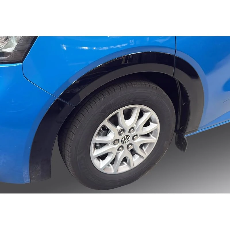 RGM Set Wheel arch extensions compatible with Volkswagen Transporter T7 2024- Short Wheel Base - left sliding door - Gloss Black