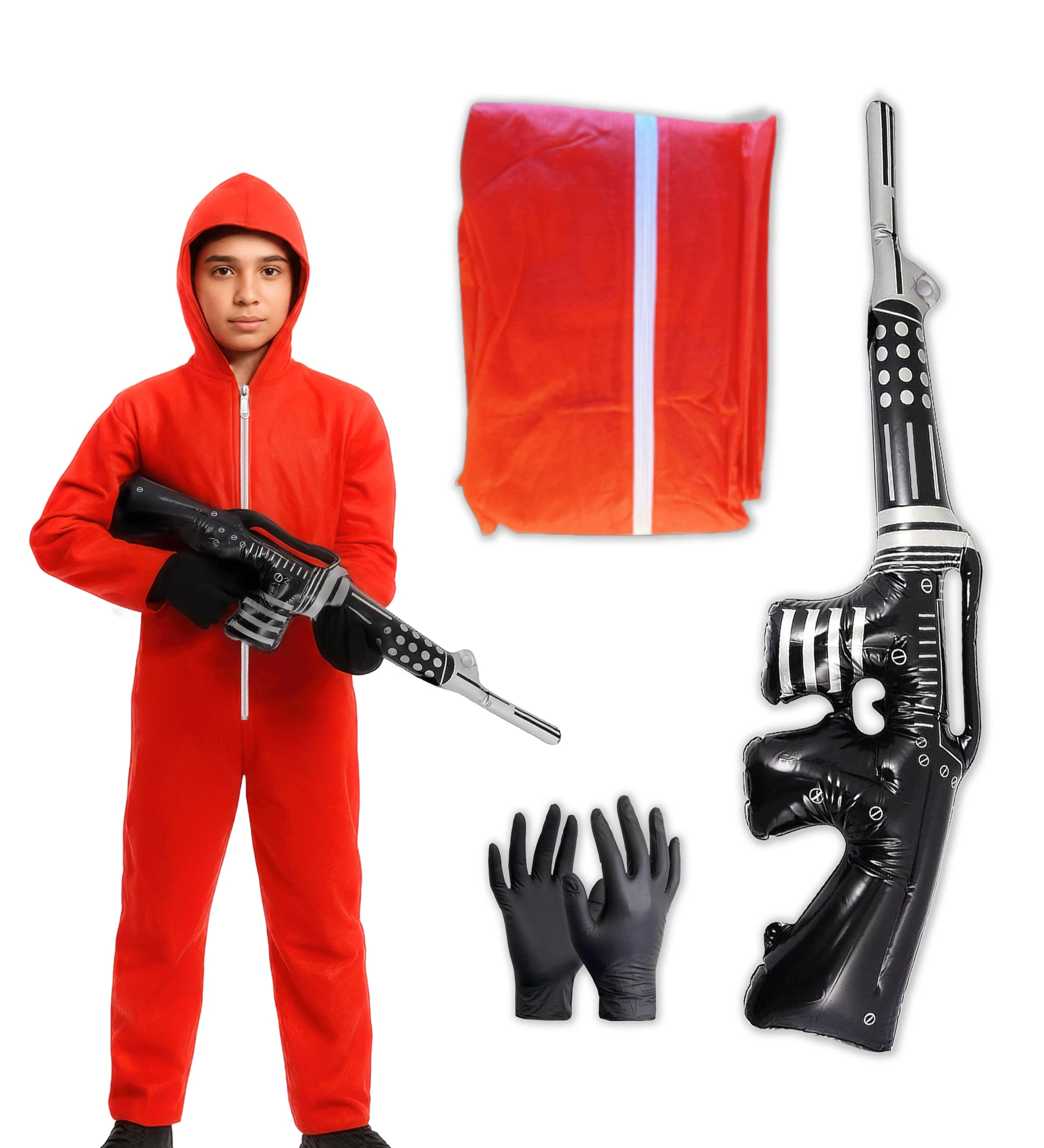 5 pcs Guard Halloween Costumes For Boys - Boys One Size Fits All - 2025 Trending Fancy Dress - UK Based Brand