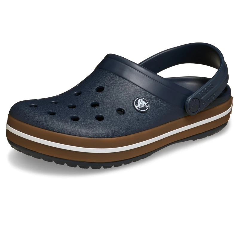 Crocs, Unisex Adult, Crocband Gum Clog, Navy, 7 UK Men/ 8 UK Women