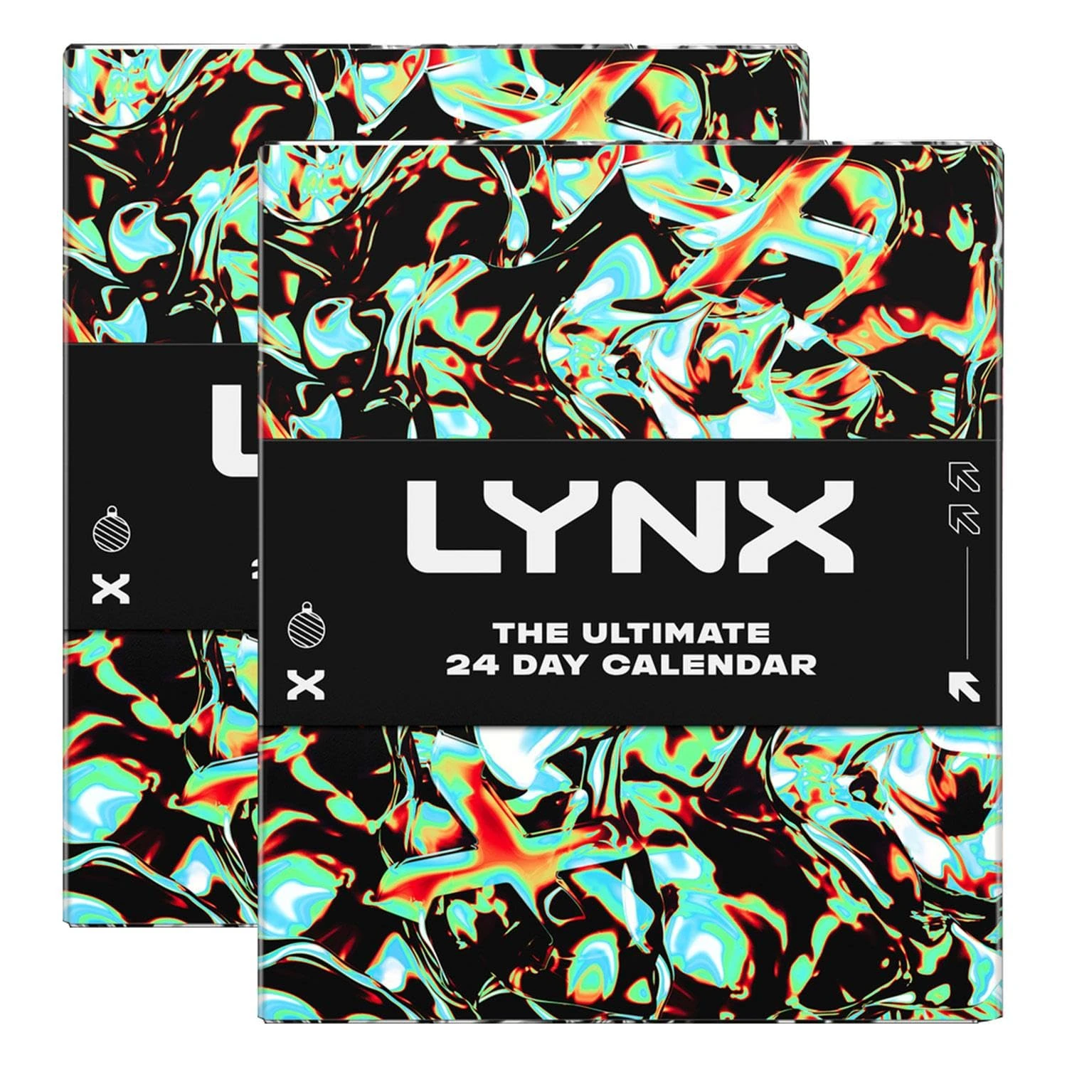 Lynx Ultimate 24 Day Advent Calendar Men’s Grooming Gift Set- 2 Pack, Premium Collection with Body Wash, Deodorant Sprays, Anti-Perspirants, Roll On and Grooming Essentials