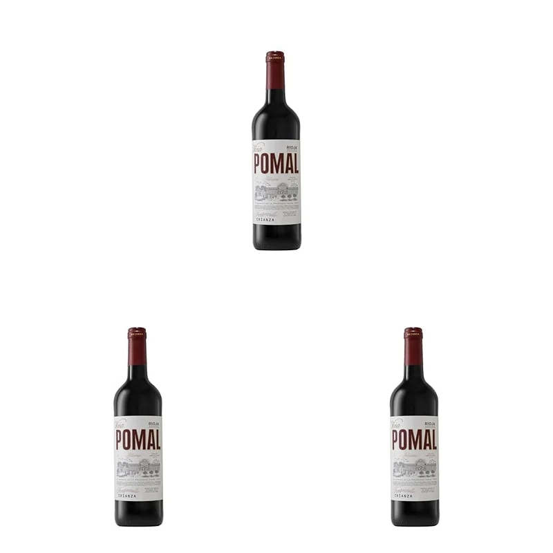 Vina Pomal Crianza Rioja Red Wine 75 cl (Packaging May Vary) (Pack of 3)