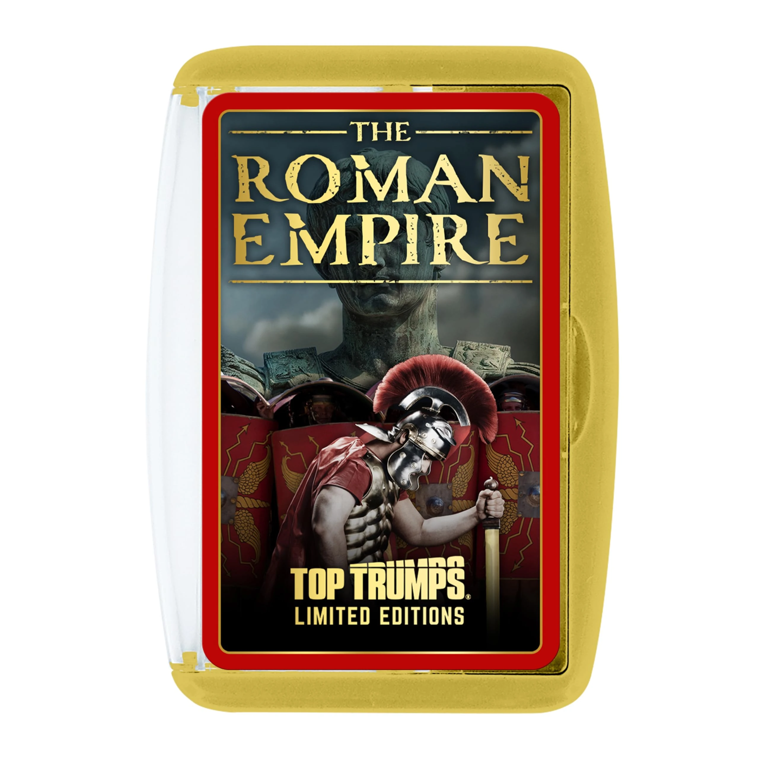 Top Trumps The Roman Empire Limited Edition Card Game | Educational History Game Featuring Julius Caesar, Cleopatra & Ancient Rome | Fun Family Game for Kids & Adults
