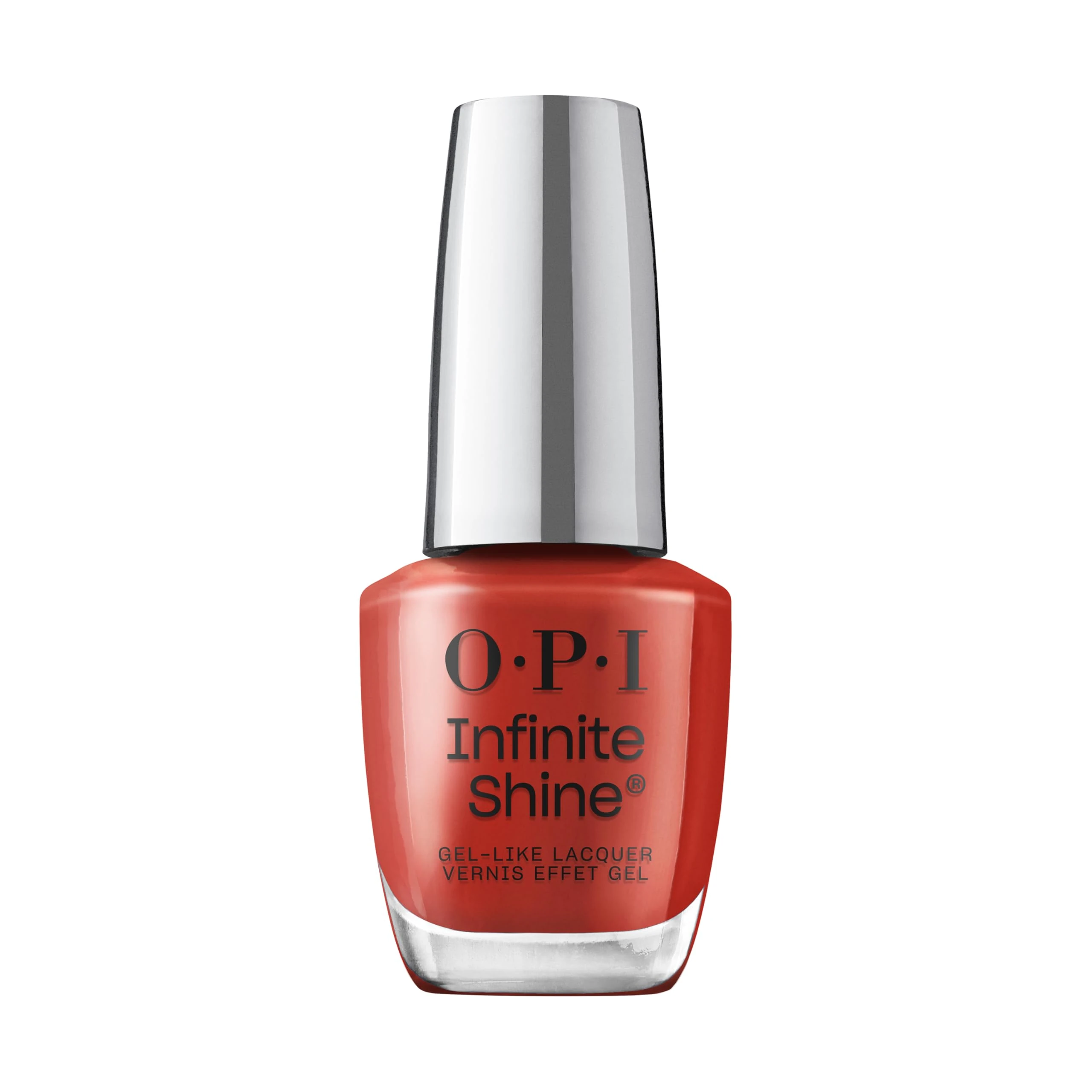 OPI Infinite Shine Nail Polish – Crankin’ Holiday Jams – Gel Like & Long Lasting Deep Red-Brown Crème Nail Polish – with Pre-Cured Gel Technology & OPI Pro-Wide Brush (15ml)
