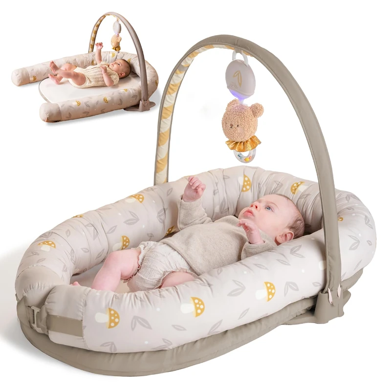 Taf Toys Little Explorer 2-in-1 Baby Lounger and Play Gym