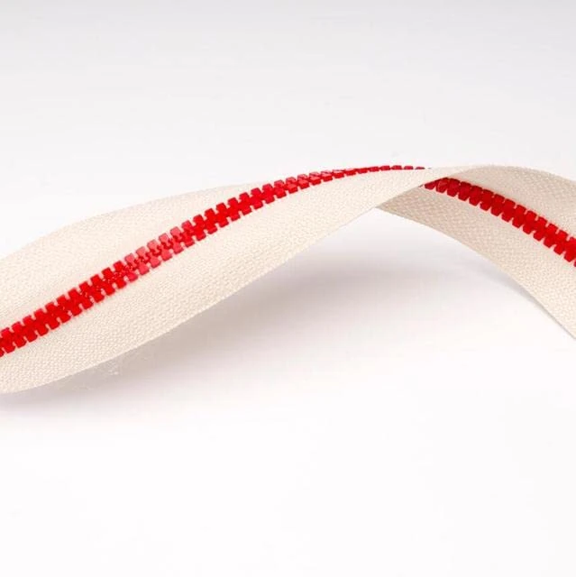 zips for sewing, DIY Red Tape White Teeth Length 15,20,25,30,35cm 3# Resin Close-end Zipper A0696L-white, 30cm