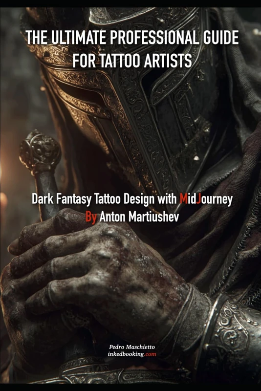 The Ultimate Professional Guide for Tattoo Artists: Dark Fantasy Tattoo Design with MidJourney By Anton Martiushev
