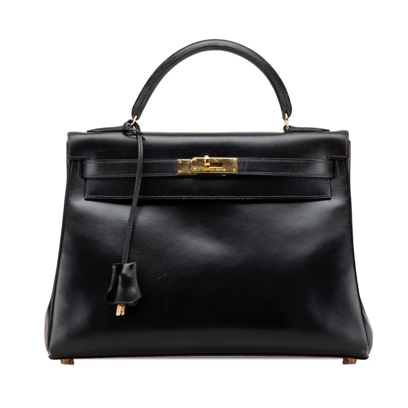 Hermès Pre-Loved Box Calf Kelly Retourne 32