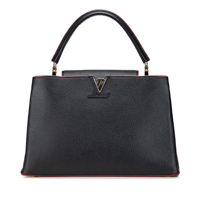 Louis Vuitton Pre-Loved Taurillon Capucines MM Handbag