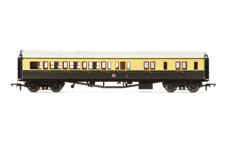 Hornby R40466 GWR Collet Coaches Corridor Brake Third RH 5041 Coach, 00 Gauge