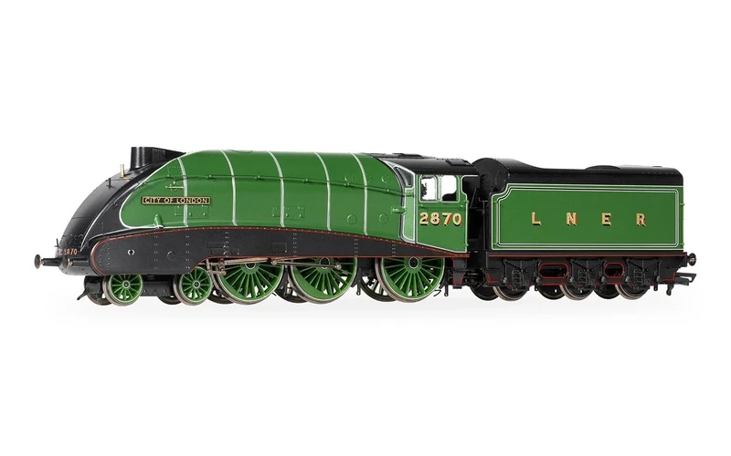Hornby R30406 LNER Streamlined B17 City of London 2870 Locomotive - Image 1