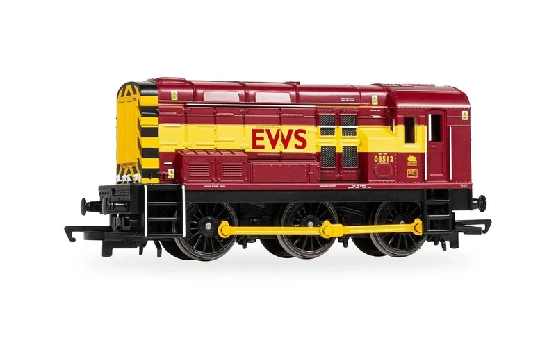 Hornby R30430 RailRoad: Class 08 - EWS - 08512 Diesel Junior Locomotive Era 10 Model Train