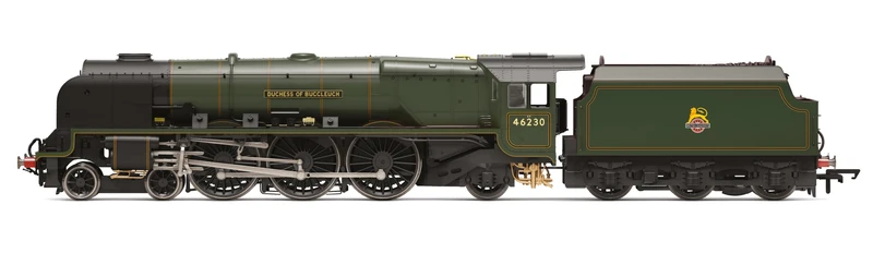 Hornby Steam Train - R30400 Dublo: BR (Early) Princess Coronation 46230 'Duchess of Buccleuch' - Era 5 00 Gauge Locomotives for Train Set, Engine Models for Adults - 1:76 Scale Model Gift