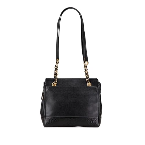 Chanel Pre-Loved Triple CC Caviar Tote