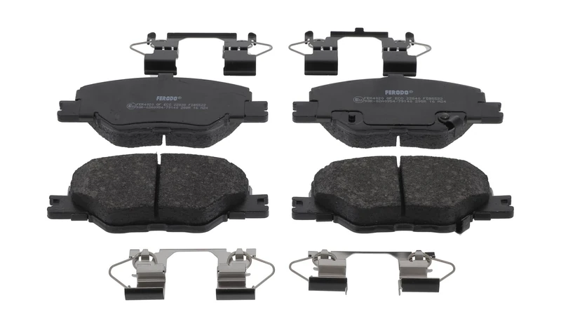 FERODO Brake Pads | FDB5522 | OE-Matching Quality | Eco-Friction Fuse+ Technology | Pack of 4