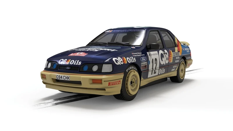 Scalextric C4607 Ford Sierra Sapphire Cosworth - 1991 Monte Carlo Rally - Francois Delecour Slot car racing