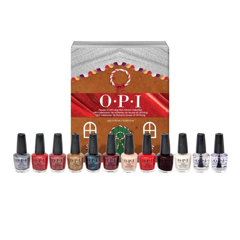 OPI Nail Lacquer Good Enough to Treat Mini Pack - Smudge Resistant & Long-Lasting Nail Polish - with OPI Pro-Wide Brush (12x3.75ml)