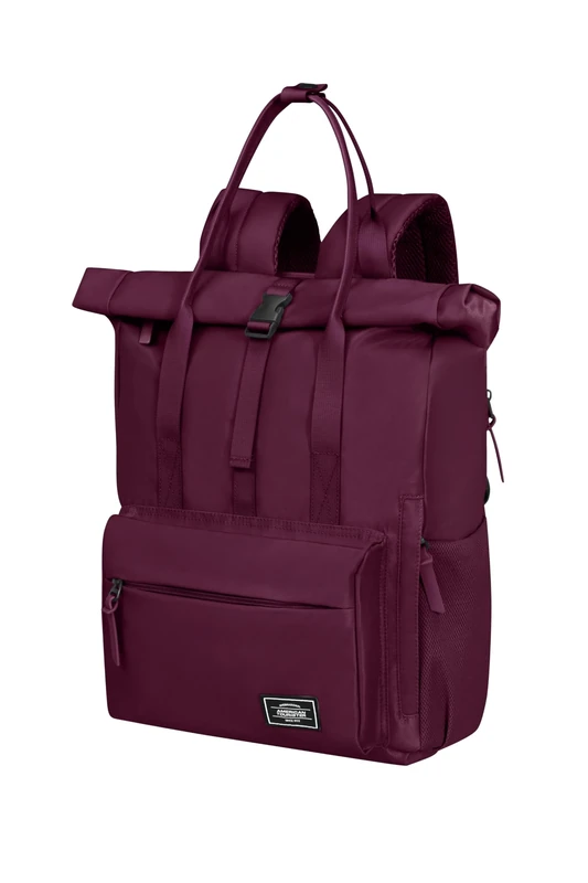 American Tourister Urban Groove UG25 - Laptop Backpack 15.6" (42.5 cm) - Business & School Backpack with Bottle Holder, Ergonomic, Lightweight, Smart Sleeve - 20.5L - Pink (Wild Cherry)