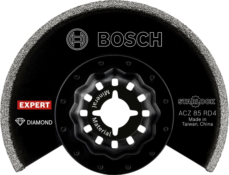 Bosch 1x Expert ACZ 85 RD4 Grout Segment Blade (for Mortar, Soft Ceramic Tiles, Ø 85 mm, Professional Accessory Multitool)