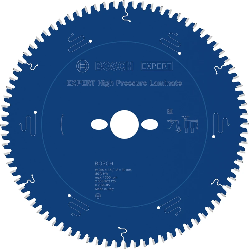 Bosch 1x Expert High Pressure Laminate Corded Circular Saw Blade for Mitre Saw (for HPL High-Pressure Laminate, Ø mm, Professional Accessory Mitre Corded Circular Saw)