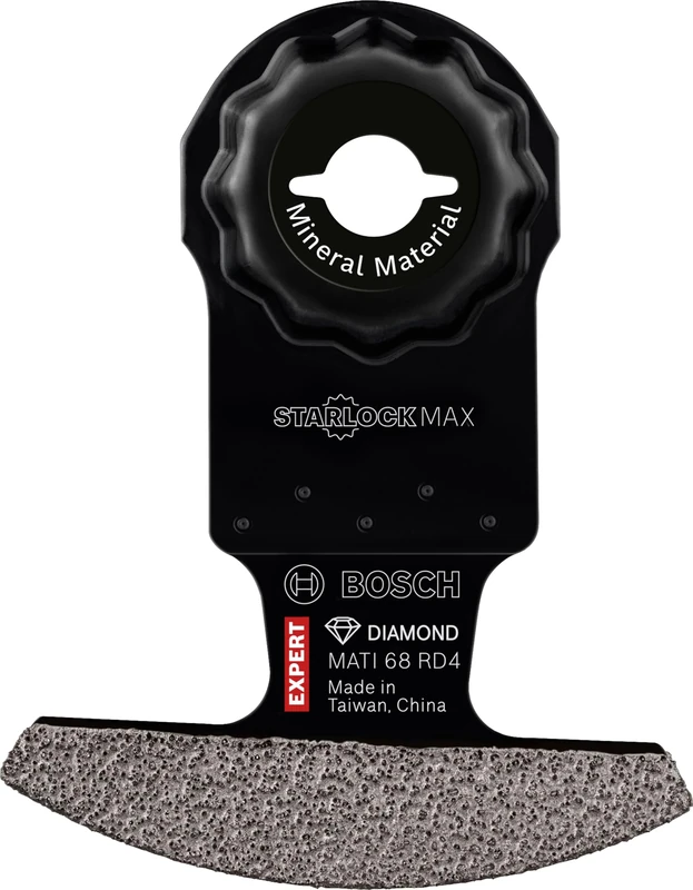 Bosch 1x Expert MATI 68 RD4 Corner Blade (for Mortar, Soft Ceramic Tiles, Width mm, Cutting Width 2,2 mm, Professional Accessory Multitool)