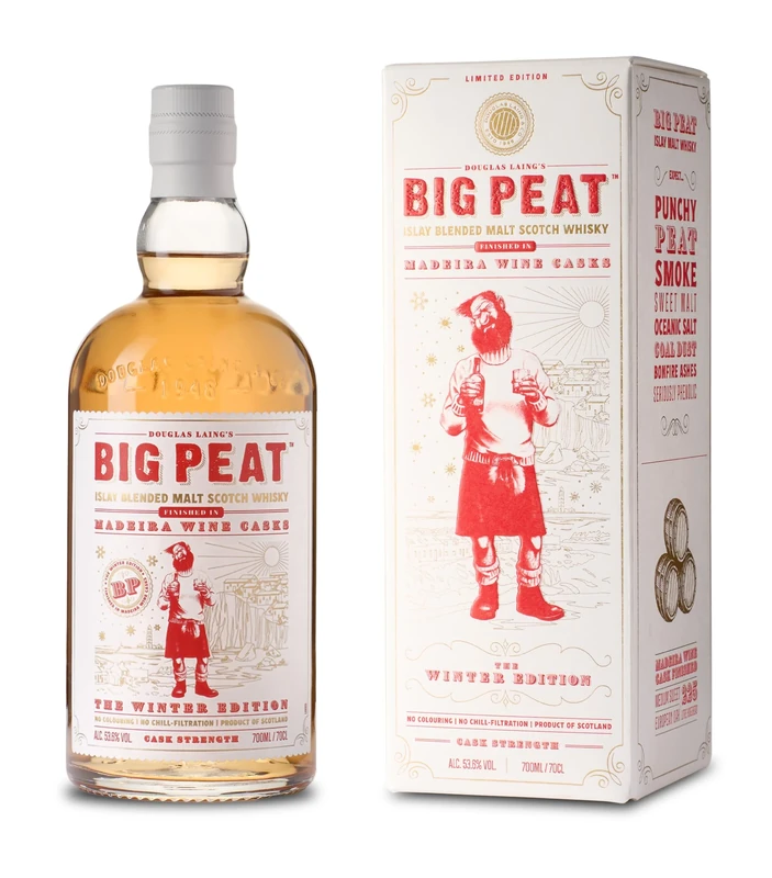 BIG PEAT BLENDED MALT SCOTCH WHISKY, 53.6% WINTER EDITION 2025