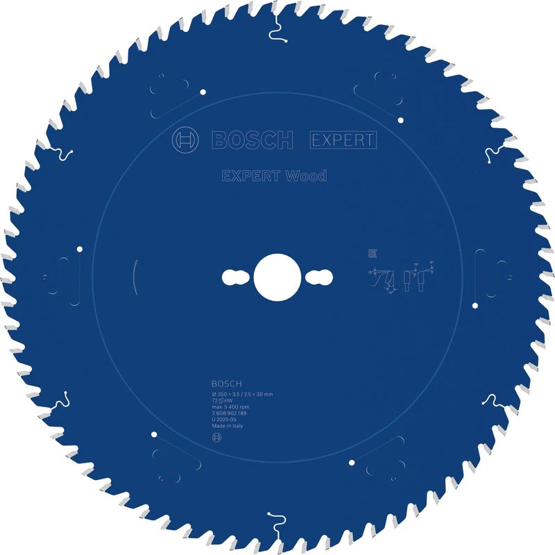 Bosch 1x Expert Wood Corded Circular Saw Blade for Table Saw (for Softwood, Hardwood, Ø mm, Professional Accessory Table Corded Circular Saw)