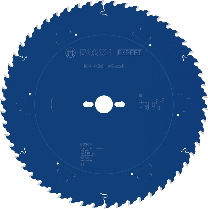 Bosch 1x Expert Wood Corded Circular Saw Blade for Table Saw (for Softwood, Hardwood, Ø mm, Professional Accessory Table Corded Circular Saw)
