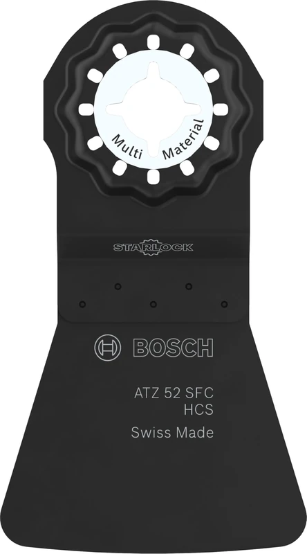 Bosch 10x ATZ 52 SCF Scraper Blade (for Glue, Paint on Wood, Width mm, Professional Accessory Multitool)