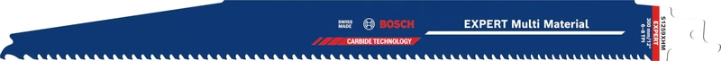 Bosch 10x Expert Multi Material S1259XHM Blade (for Cast Iron, Wood with Metal, Length 300 mm, Professional Accessory Reciprocating Saw)