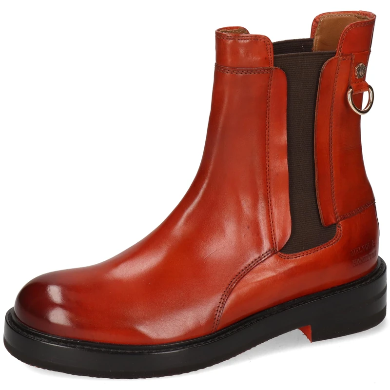 Melvin & Hamilton Maria 15 Women's Ankle Boots, red, 2/2.5 UK