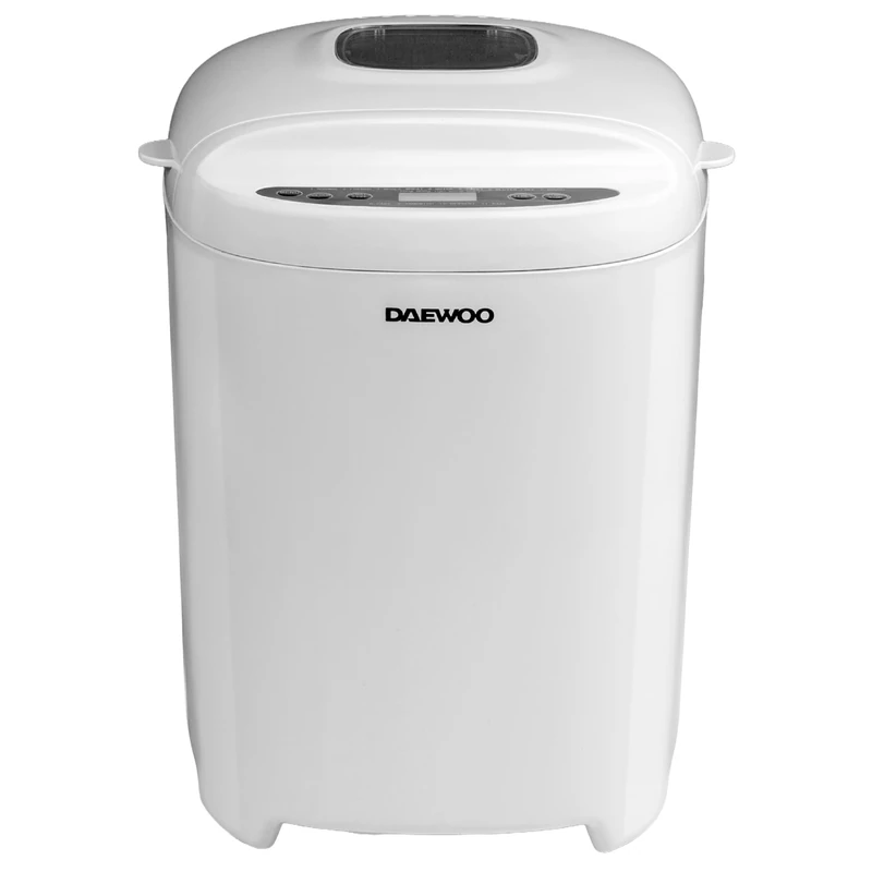 Daewoo 2lb Digital Bread Maker with 11 Settings, Delay Timer & Keep Warm – Bakes White, Whole Wheat, Gluten-Free, Cake & Dough, Adjustable Crust Control, Non-Stick Pan & Viewing Window