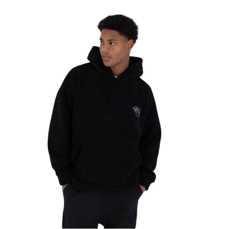 Men's Hooded Sweater - Union Sherpa, Black, S