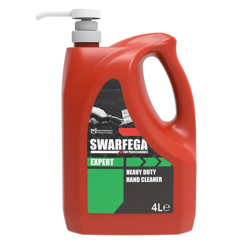Swarfega Expert - Industrial Hand Cleaner – Removes Oil, Grease & Grime - Deep Cleaning, Skin-Friendly Formula - 4 Litre - For Professional Use Only