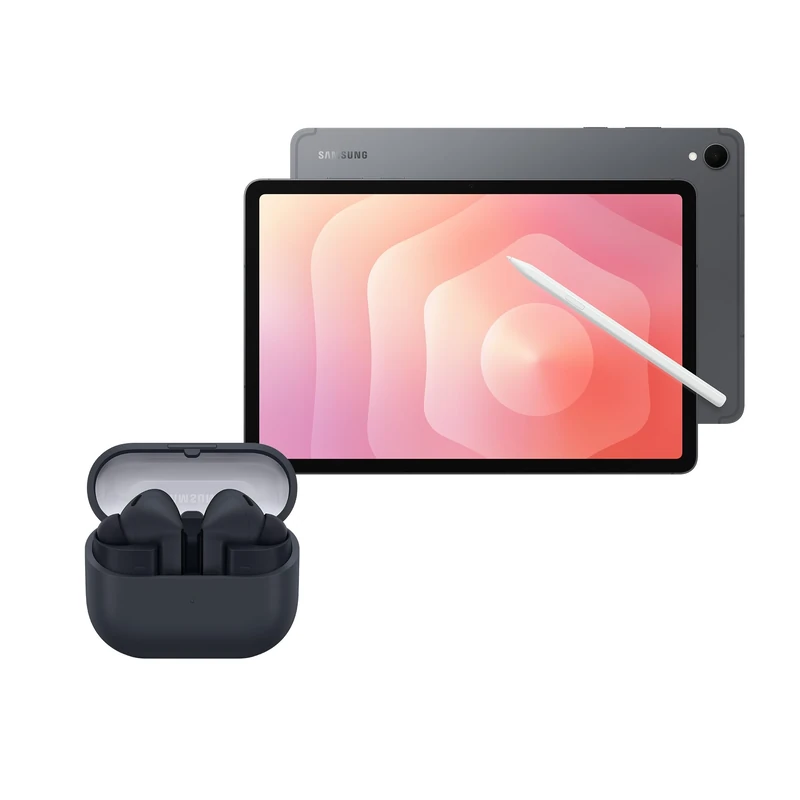 SAMSUNG Galaxy Tab S11 + Buds3 FE, AI Tablet, Wi-Fi, Lightweight Design, Multi-Modal AI Tools, 128GB Storage, 12GB Memory, Long Battery Life, Grey, 3 Year Extended Warranty (UK Version)