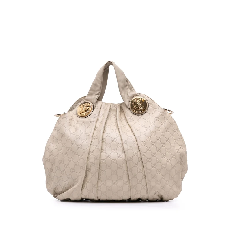 Gucci Pre-Loved Large Guccissima Hysteria Satchel Handbag
